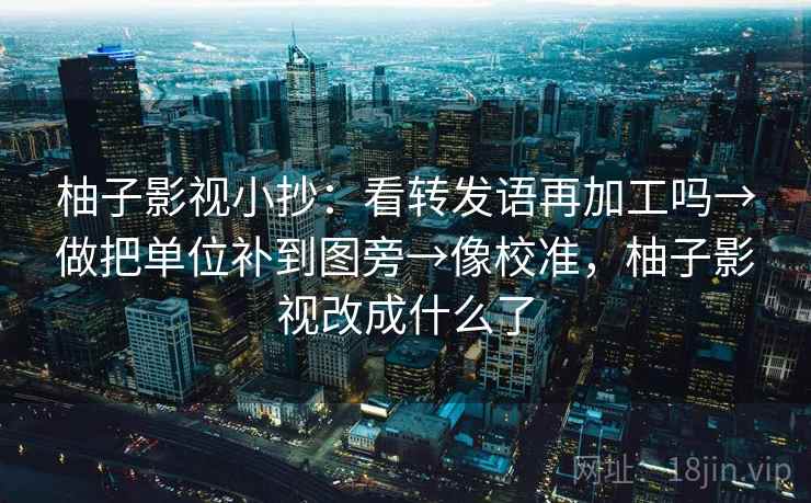 柚子影视小抄：看转发语再加工吗→做把单位补到图旁→像校准，柚子影视改成什么了